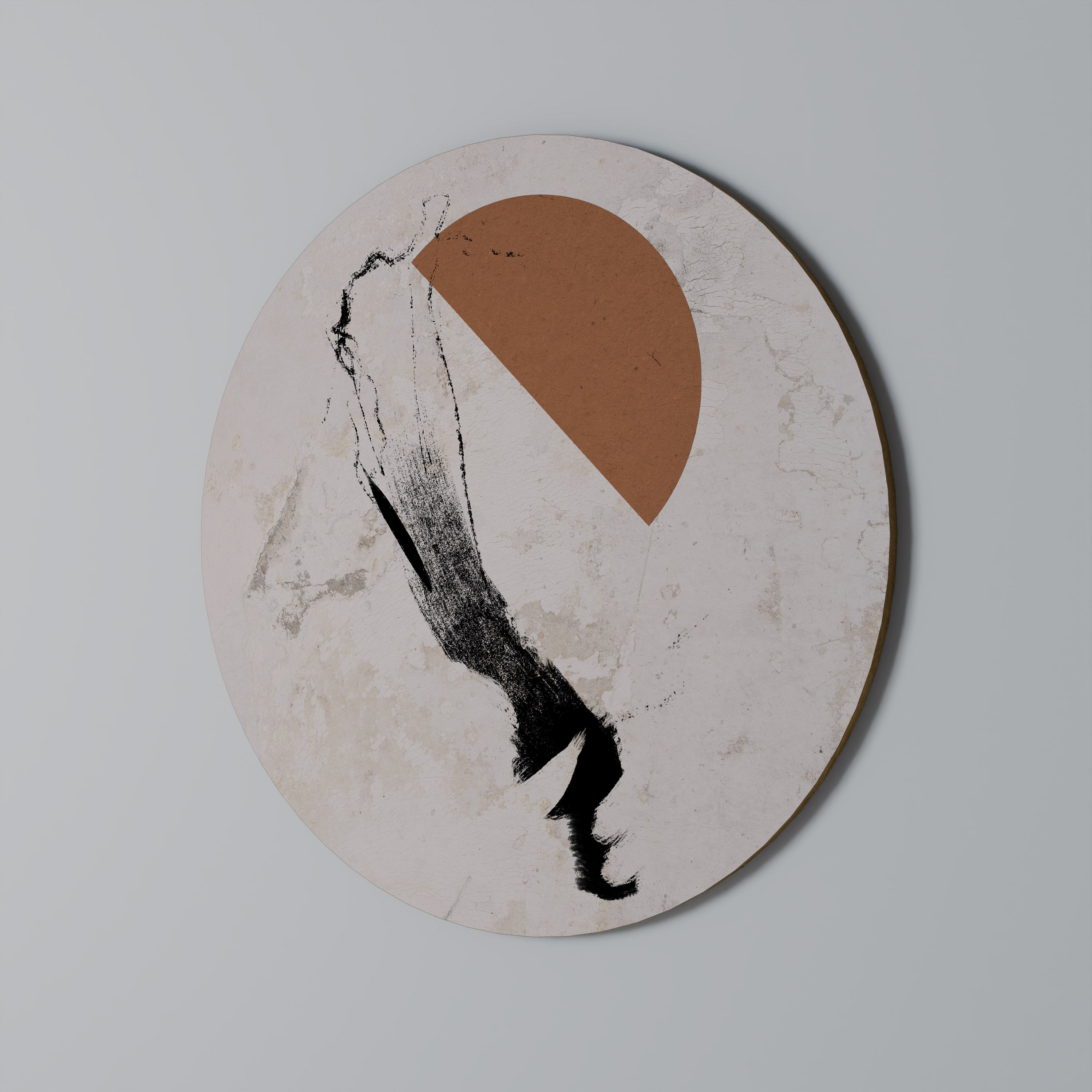 OMBRES DE L'IMAGINATION Art mural rond