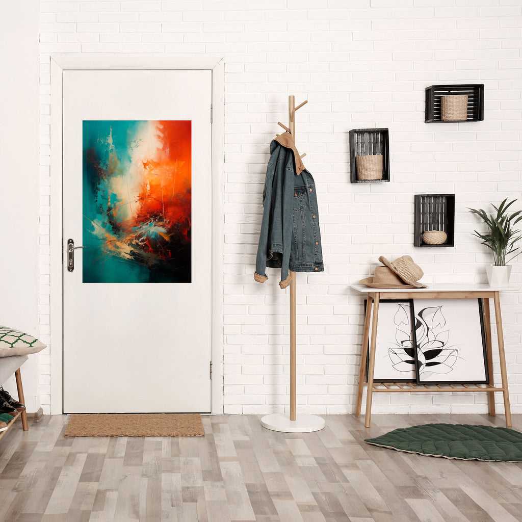 Affiche verticale autocollante FIERY FUSION