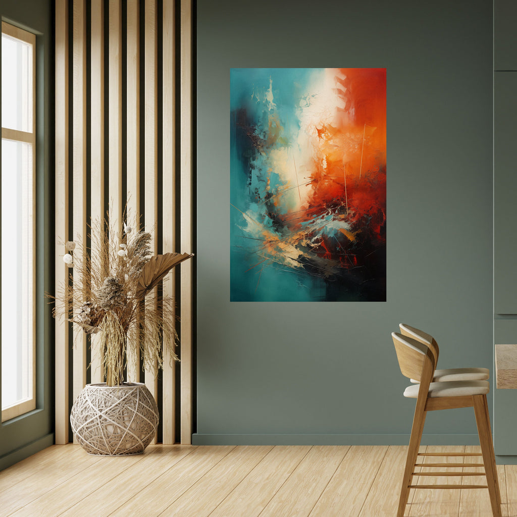 Affiche verticale autocollante FIERY FUSION