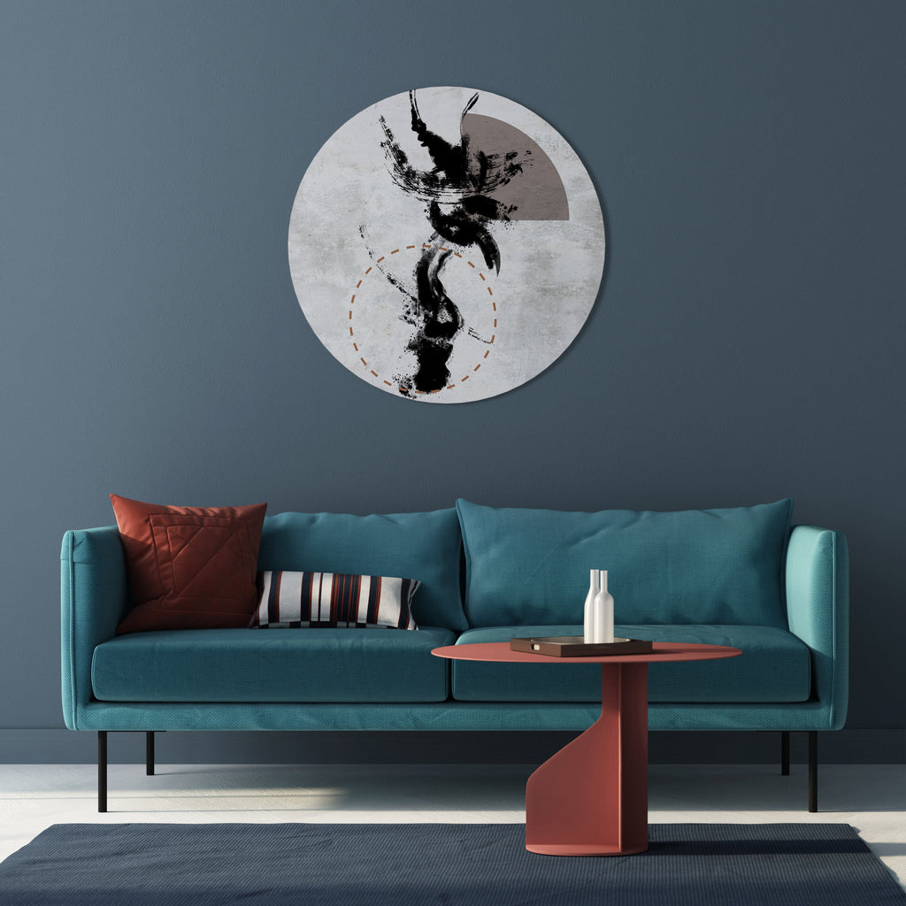 TACHES D'INTROSPECTION Art mural rond