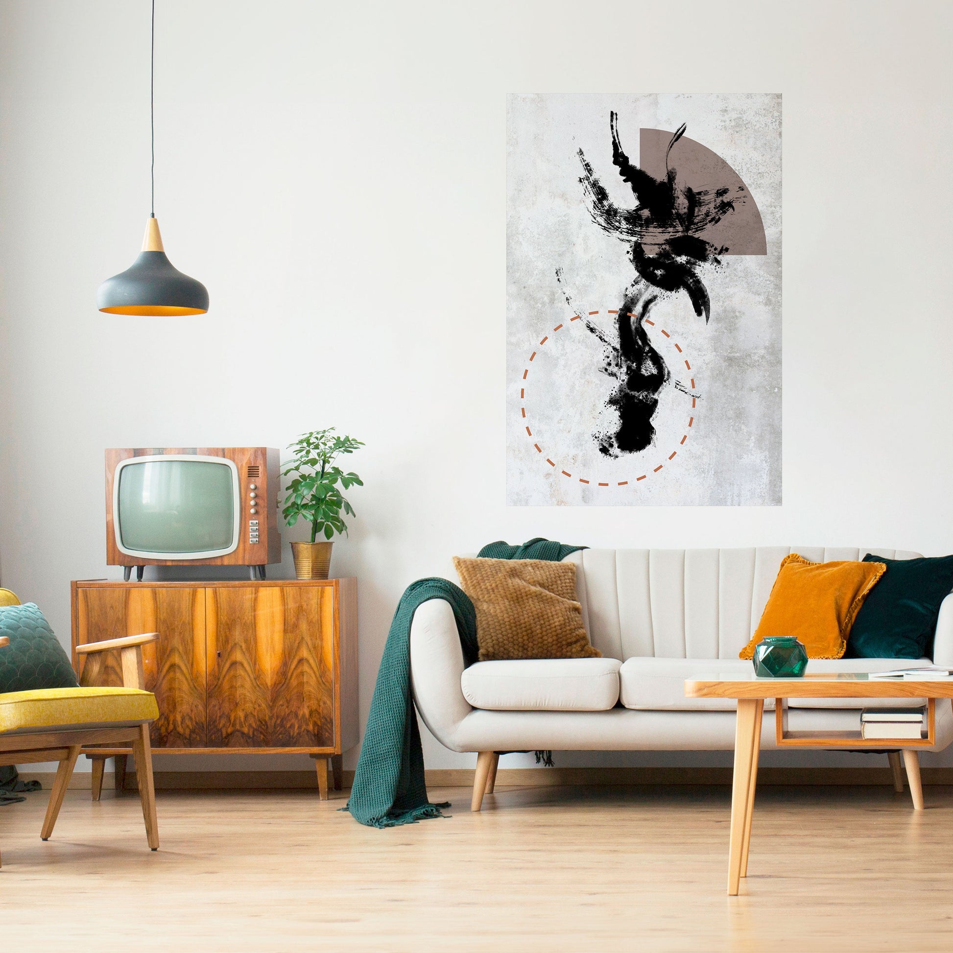 Affiche verticale autocollante « TACHES D'INTROSPECTION »
