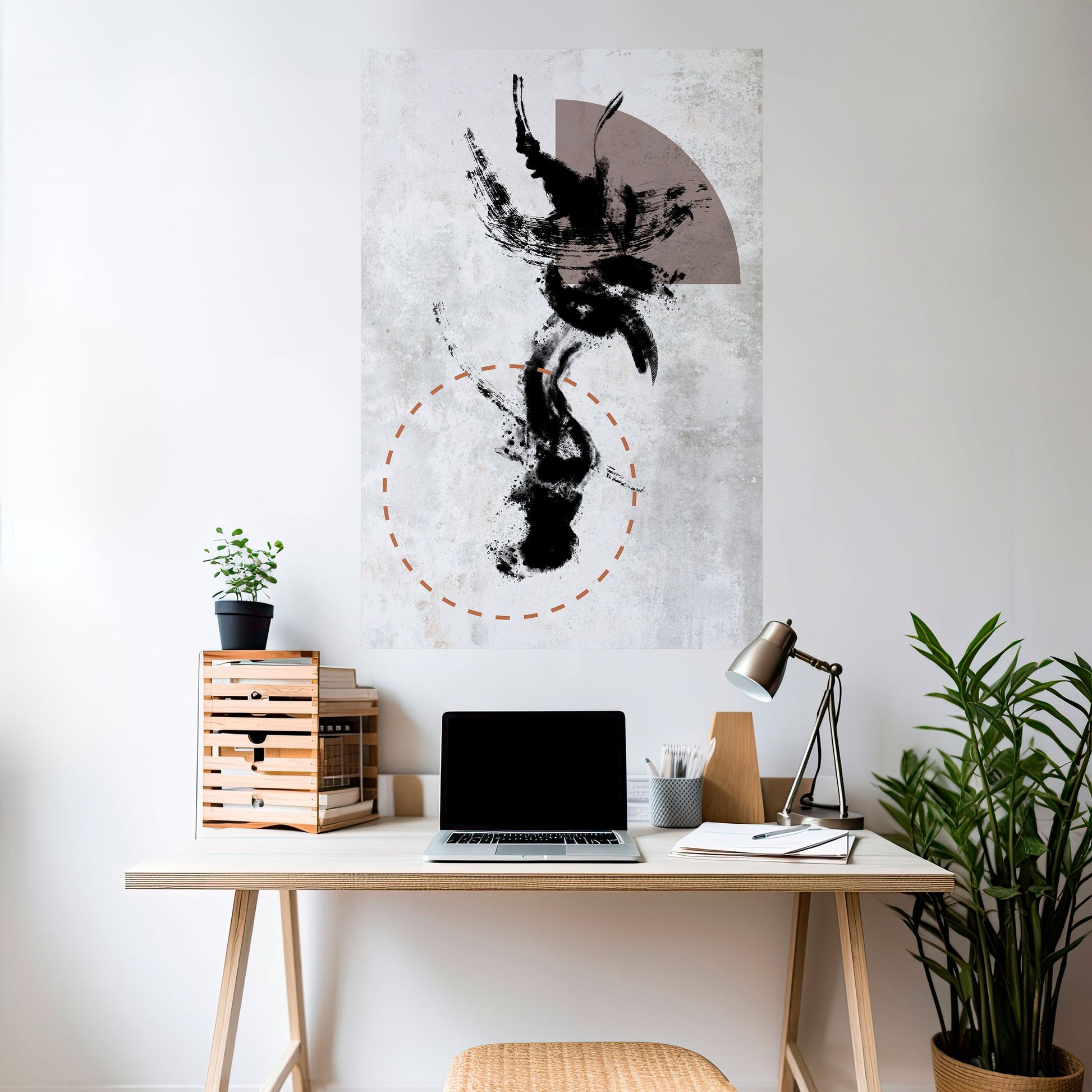 Affiche verticale autocollante « TACHES D'INTROSPECTION »