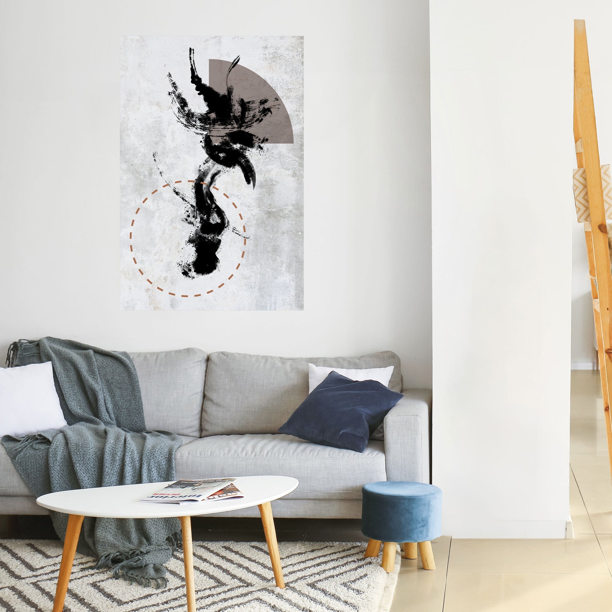 Affiche verticale autocollante « TACHES D'INTROSPECTION »