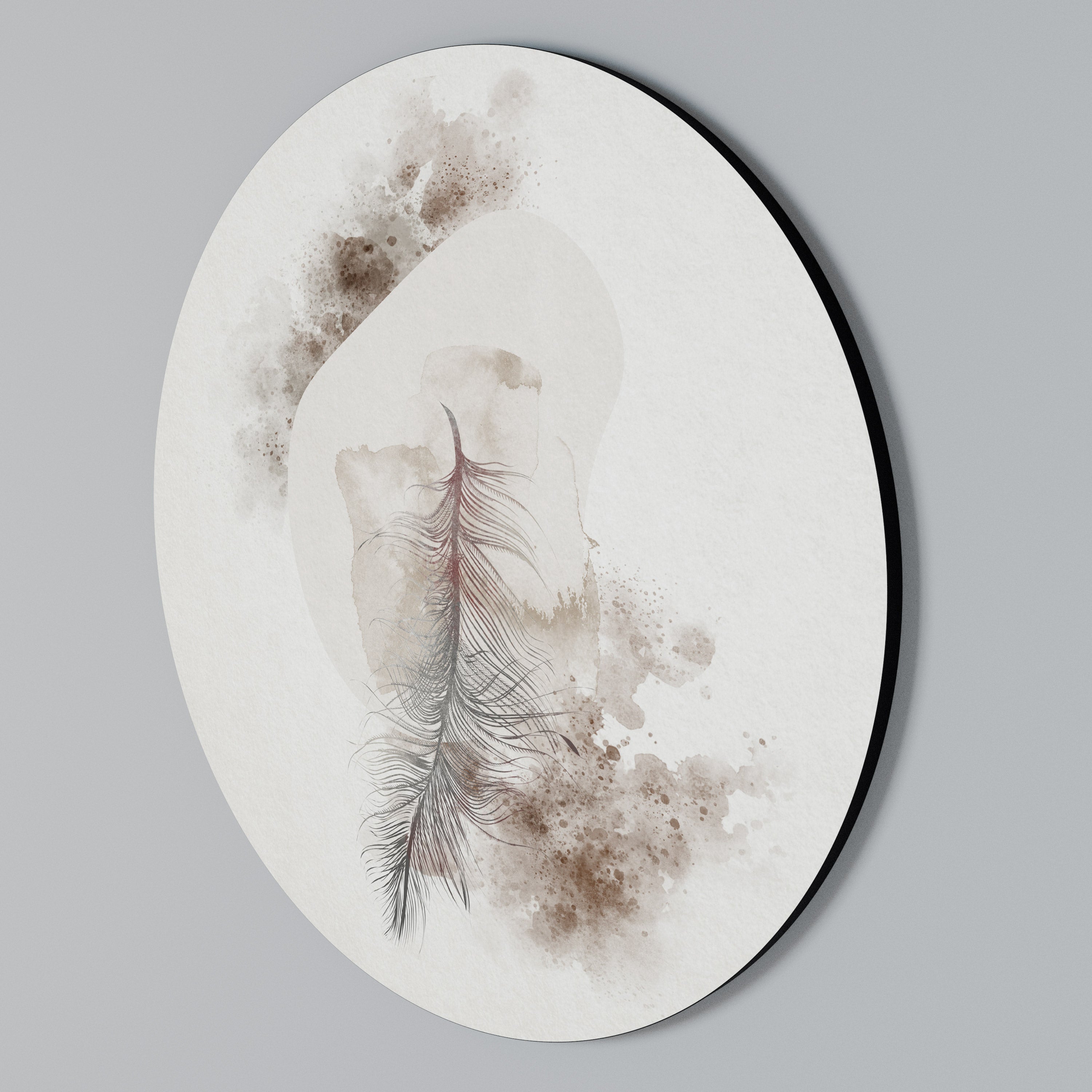 CHARMING DELICACY Round Wall Art