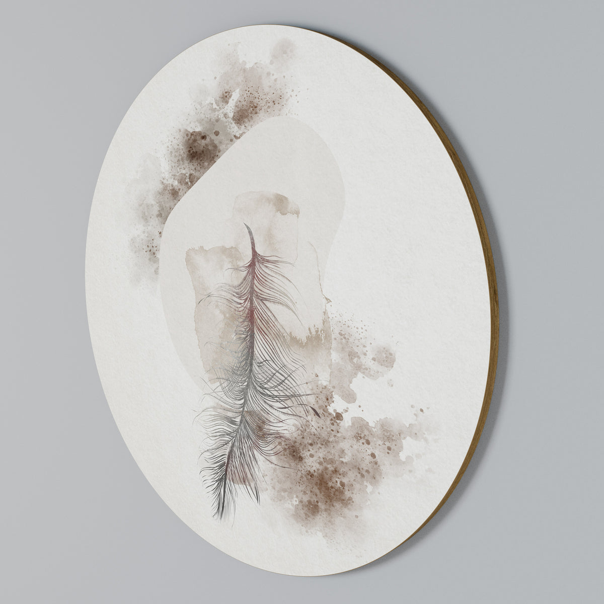 CHARMING DELICACY Round Wall Art