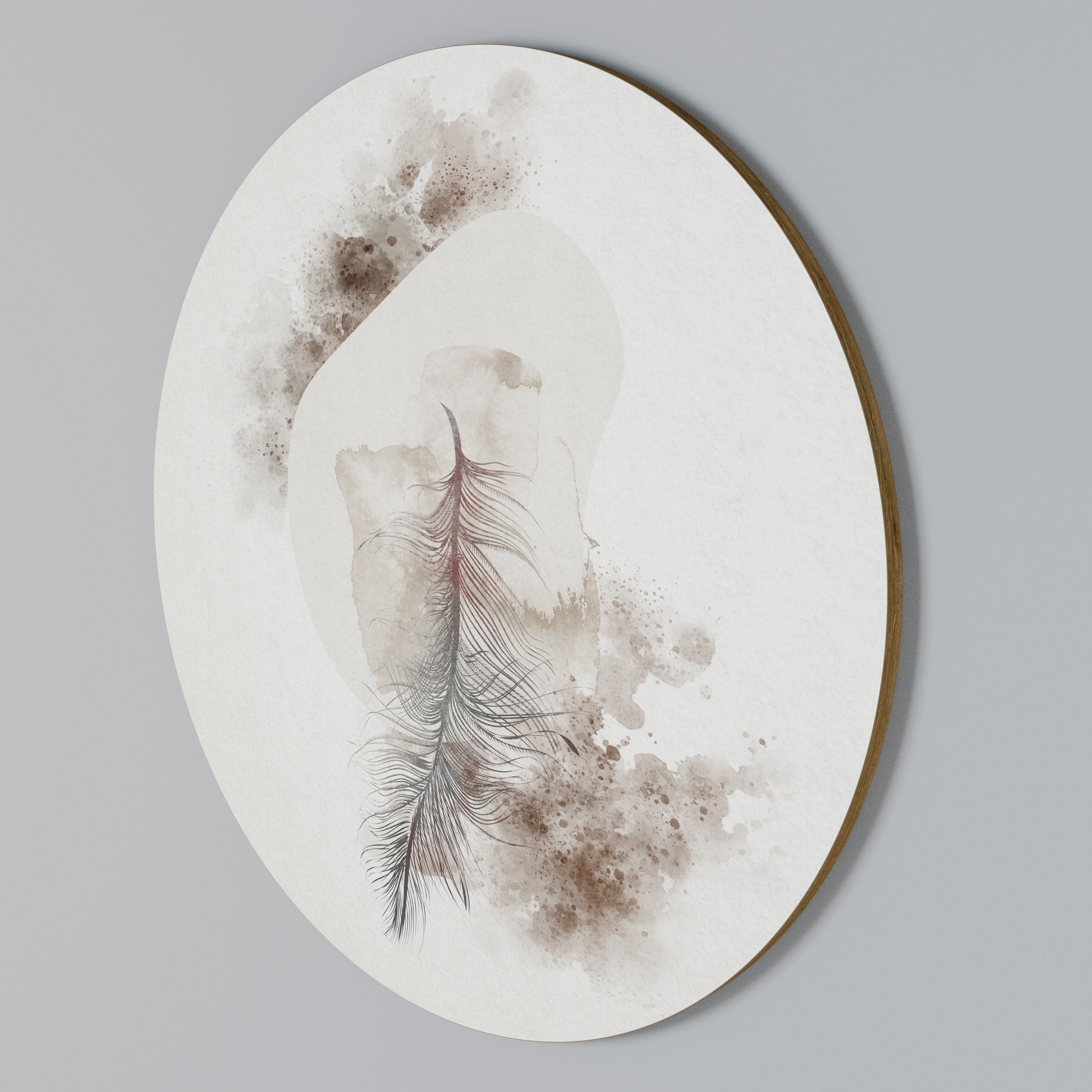 CHARMING DELICACY Round Wall Art