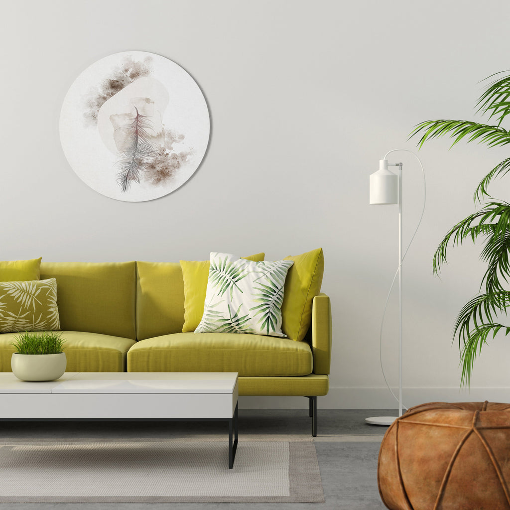 CHARMANTE DÉLICATESSE Art mural rond