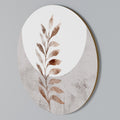 LEAF RADIANCE Round Wall Art