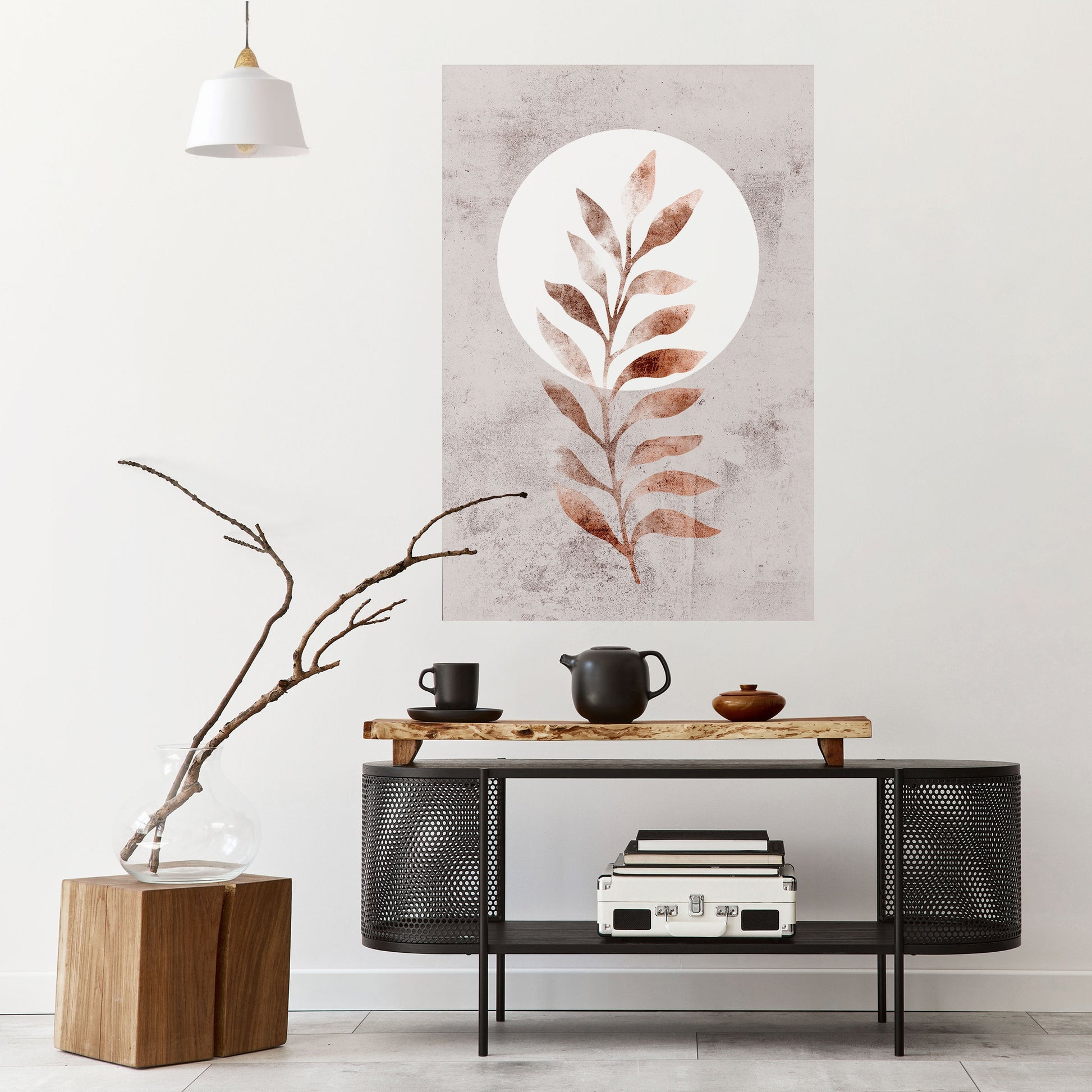 Affiche verticale autocollante LEAF RADIANCE