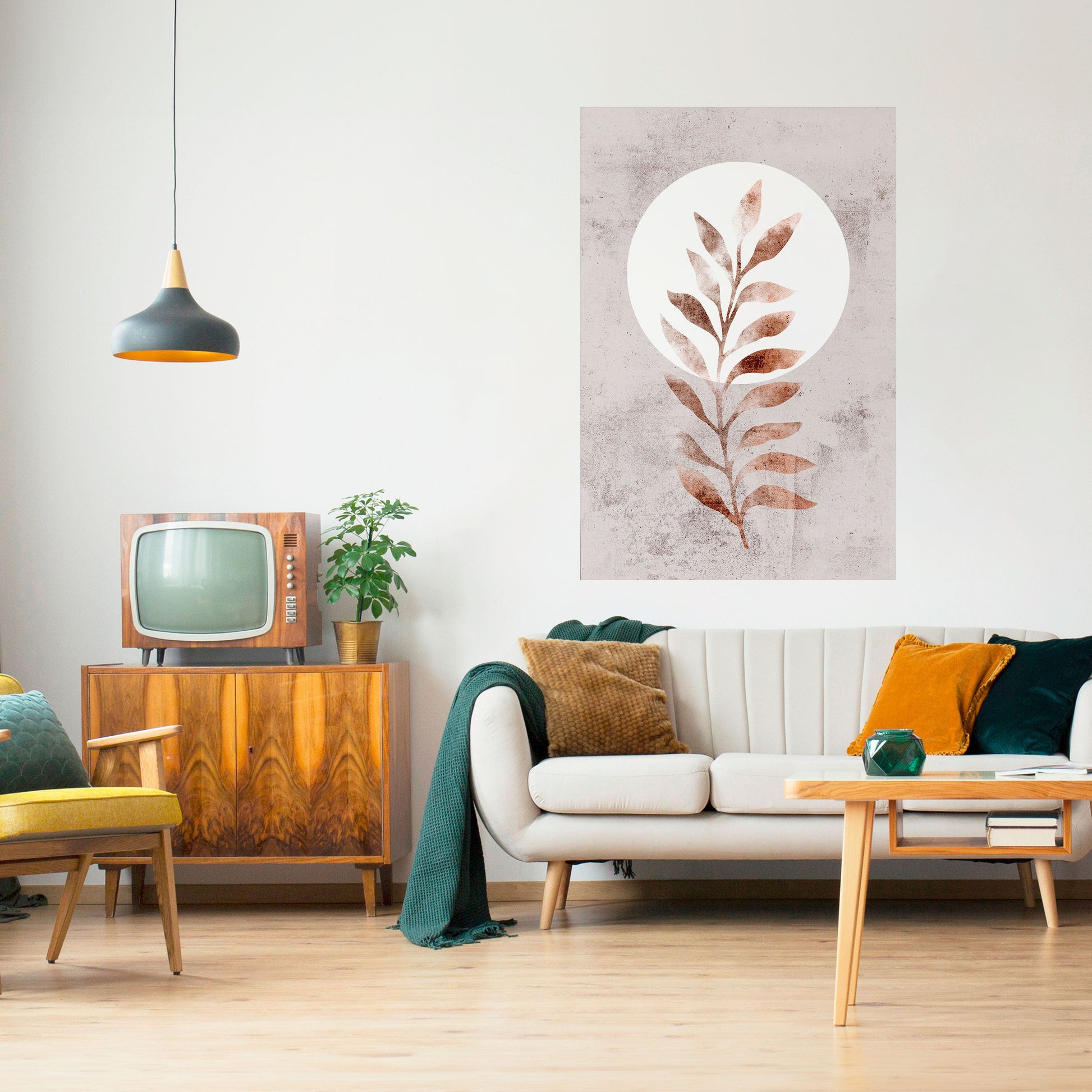 Affiche verticale autocollante LEAF RADIANCE