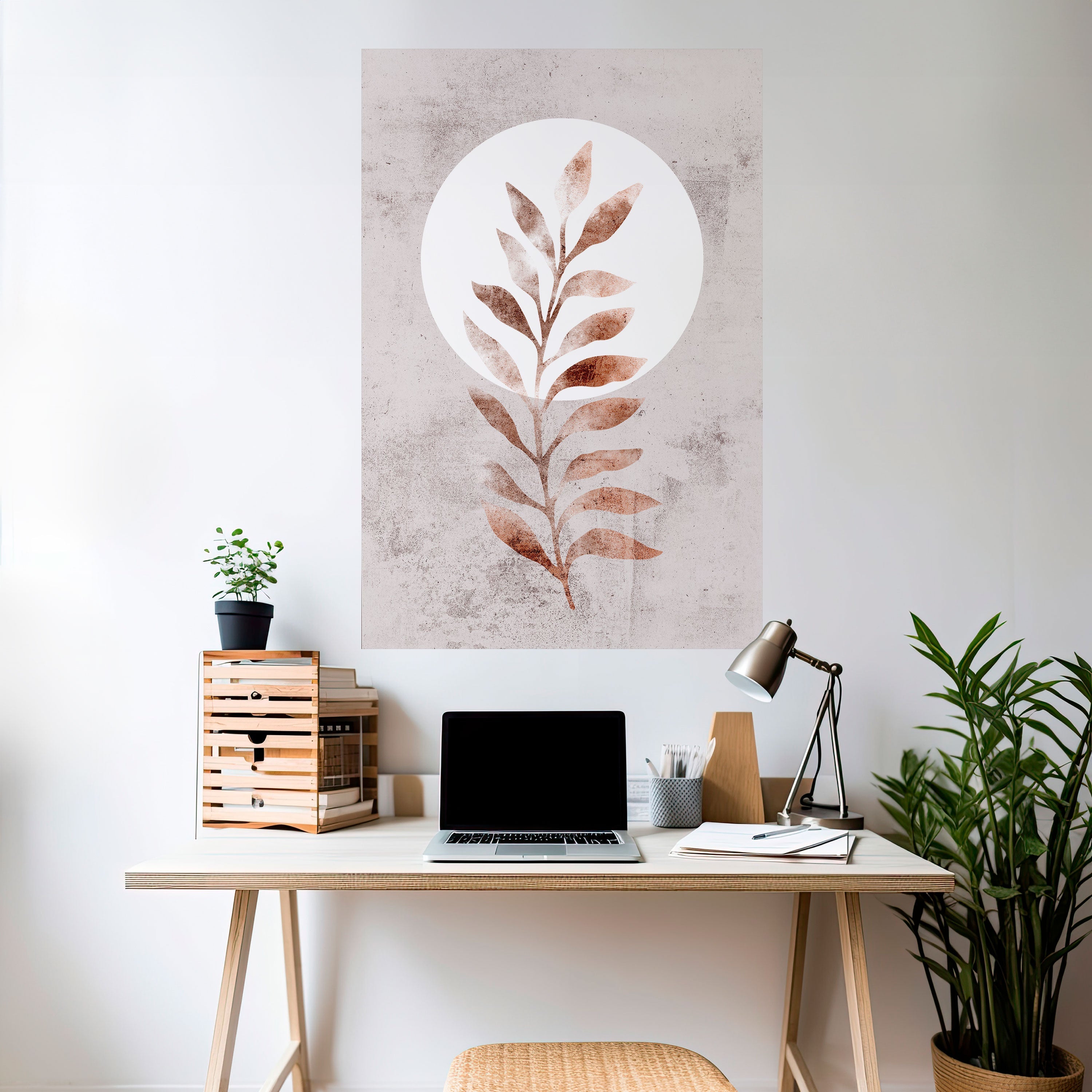 Affiche verticale autocollante LEAF RADIANCE