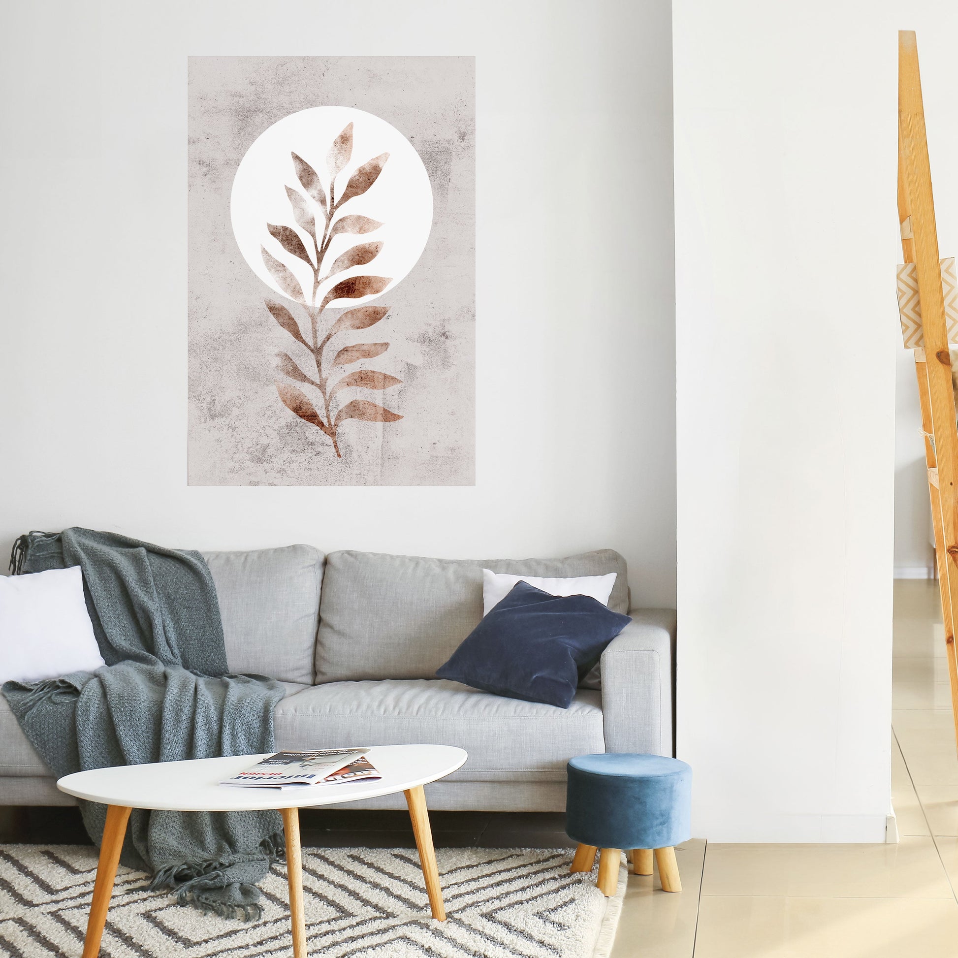 Affiche verticale autocollante LEAF RADIANCE