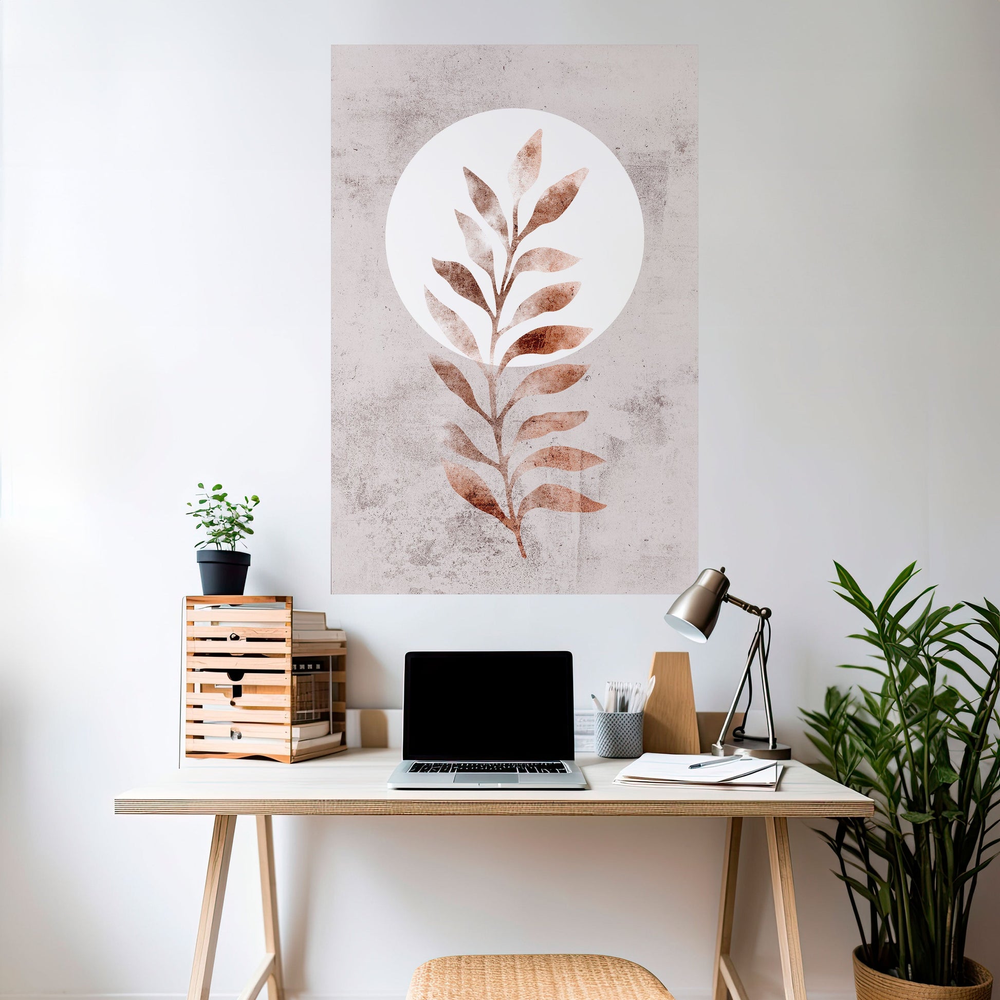 Affiche verticale autocollante LEAF RADIANCE