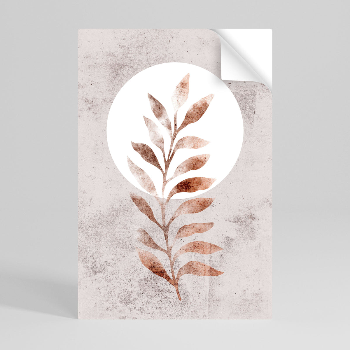 Affiche verticale autocollante LEAF RADIANCE