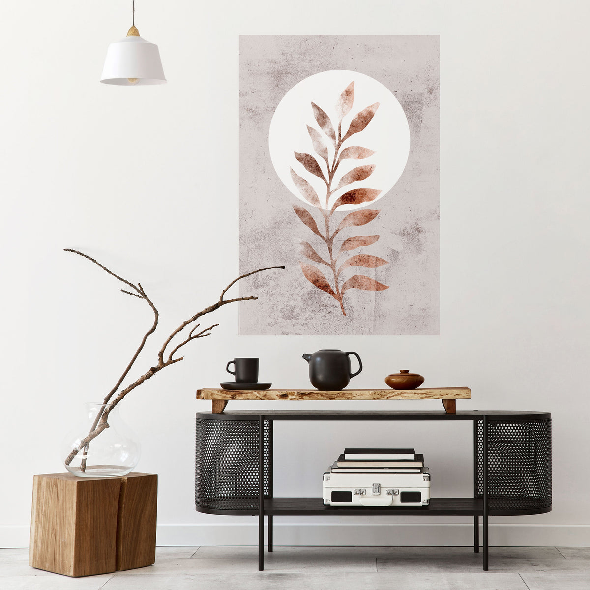 Affiche verticale autocollante LEAF RADIANCE