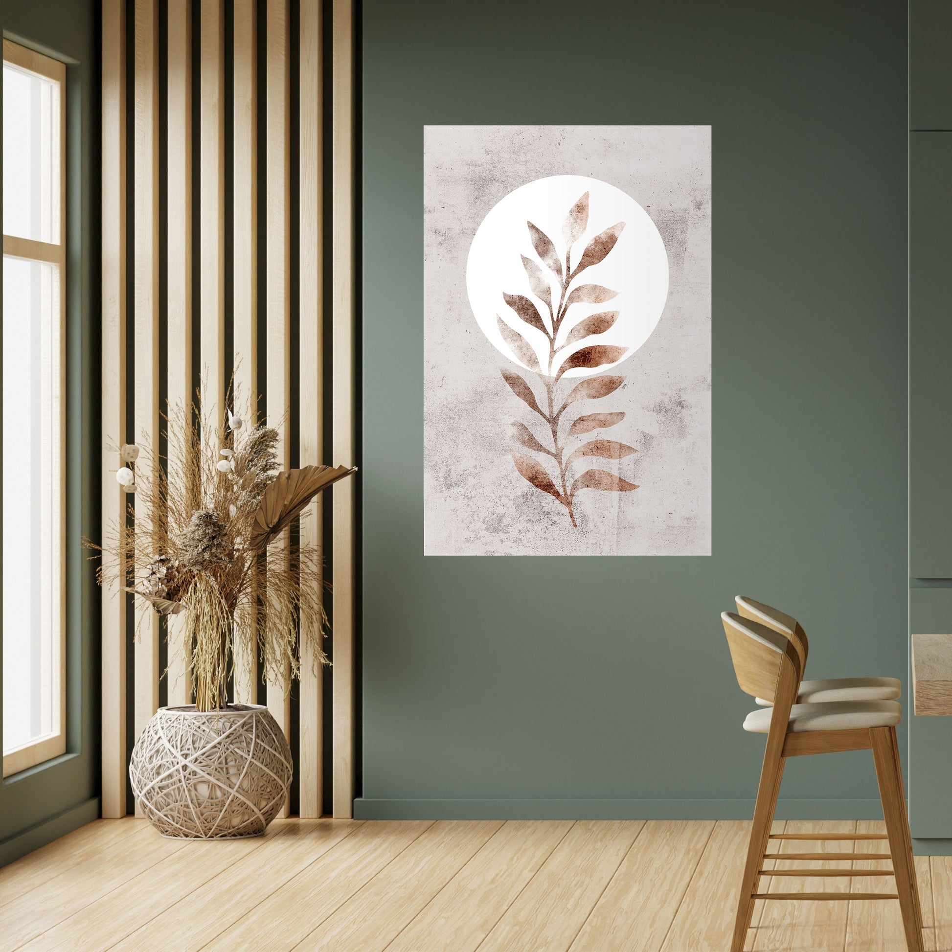 Affiche verticale autocollante LEAF RADIANCE