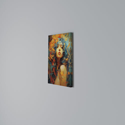 RAINBOW MUSE Vertical Canvas Print