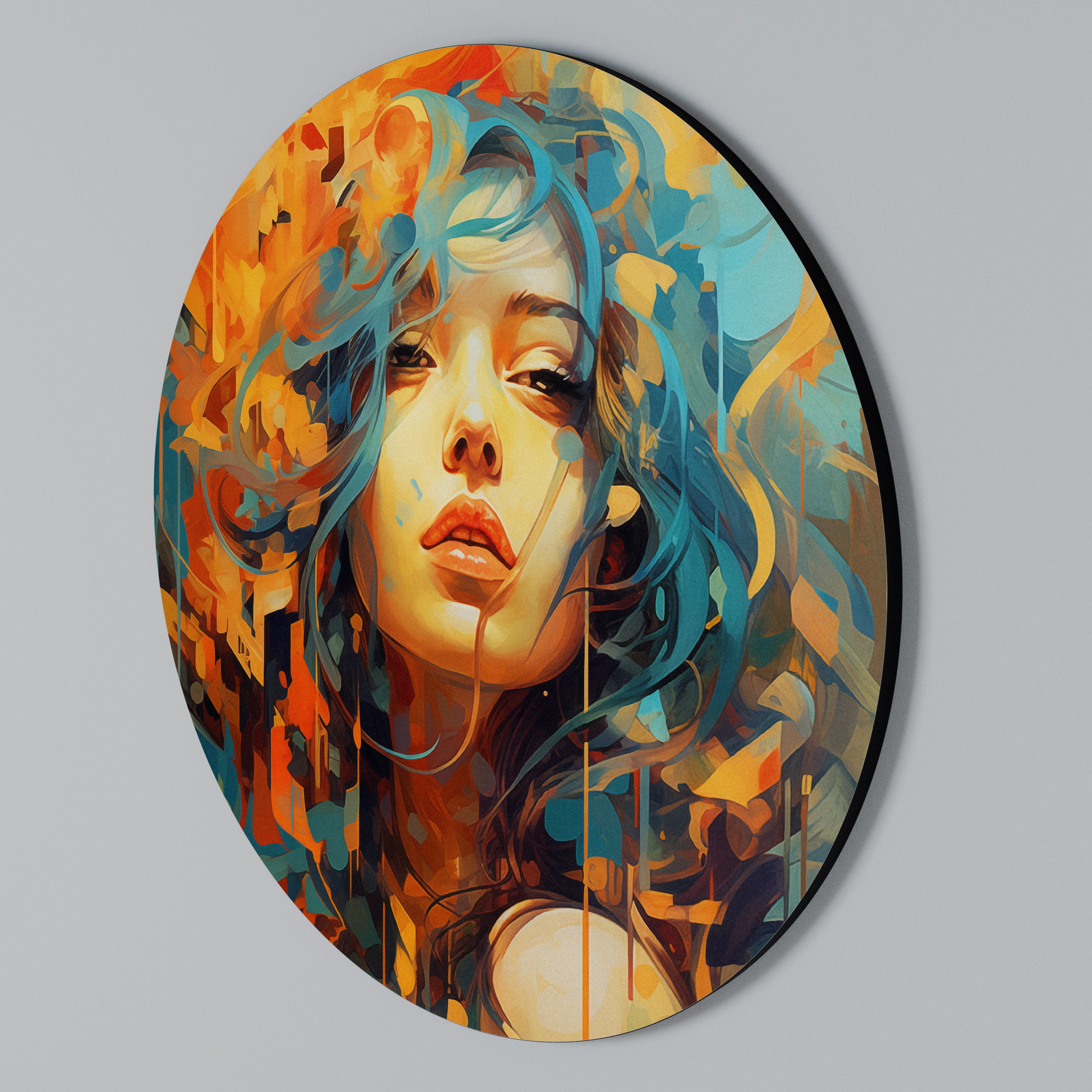 RAINBOW MUSE Round Wall Art