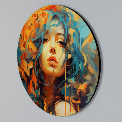 RAINBOW MUSE Round Wall Art