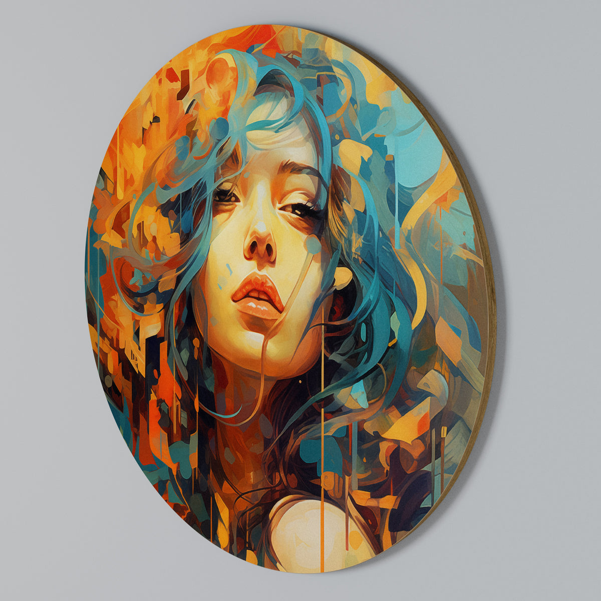RAINBOW MUSE Round Wall Art