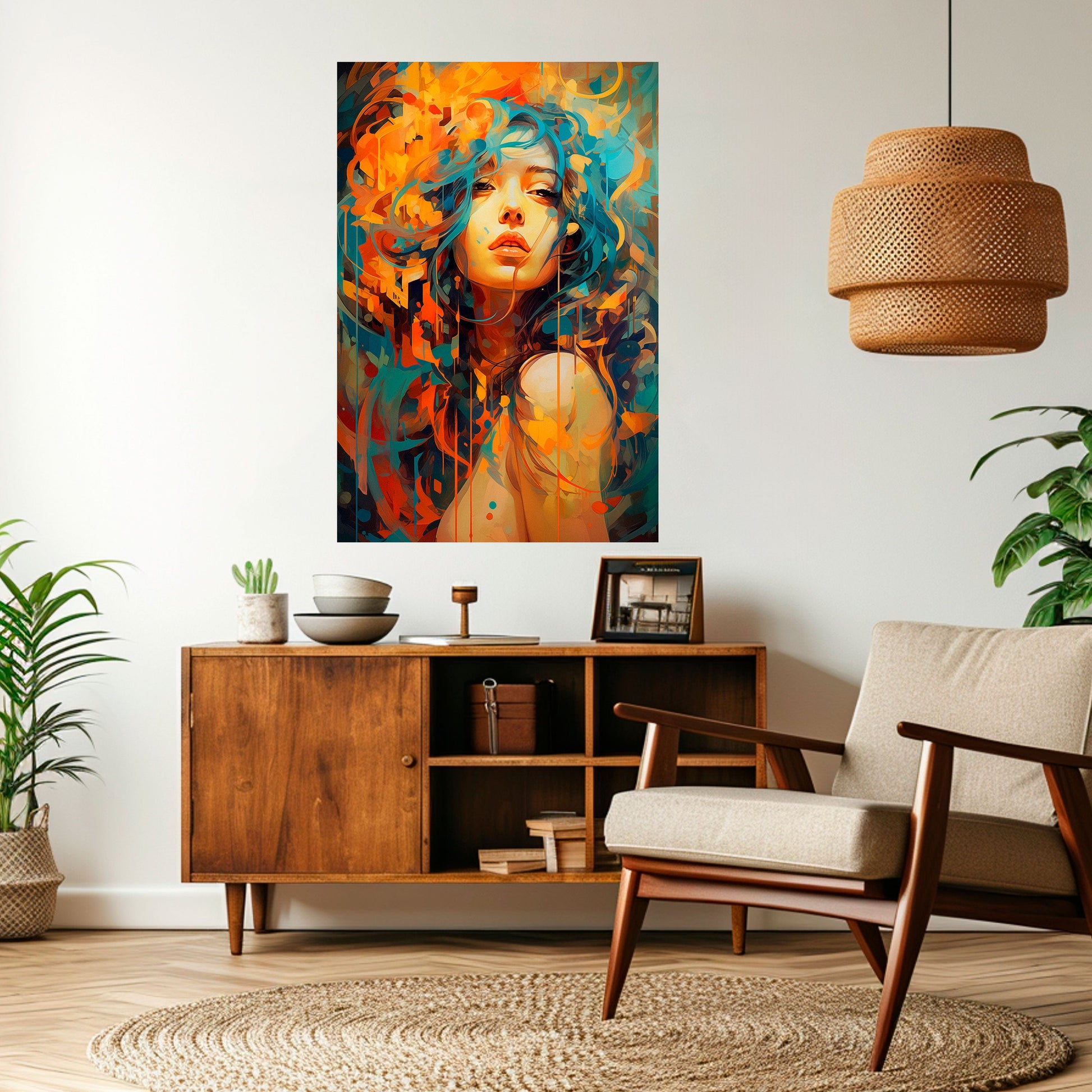 Affiche verticale autocollante RAINBOW MUSE