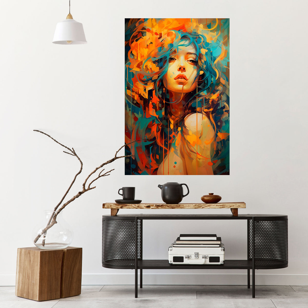 Affiche verticale autocollante RAINBOW MUSE