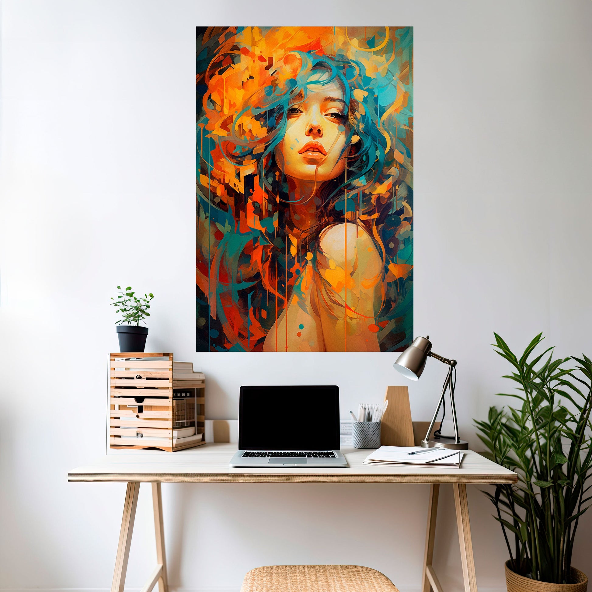 Affiche verticale autocollante RAINBOW MUSE