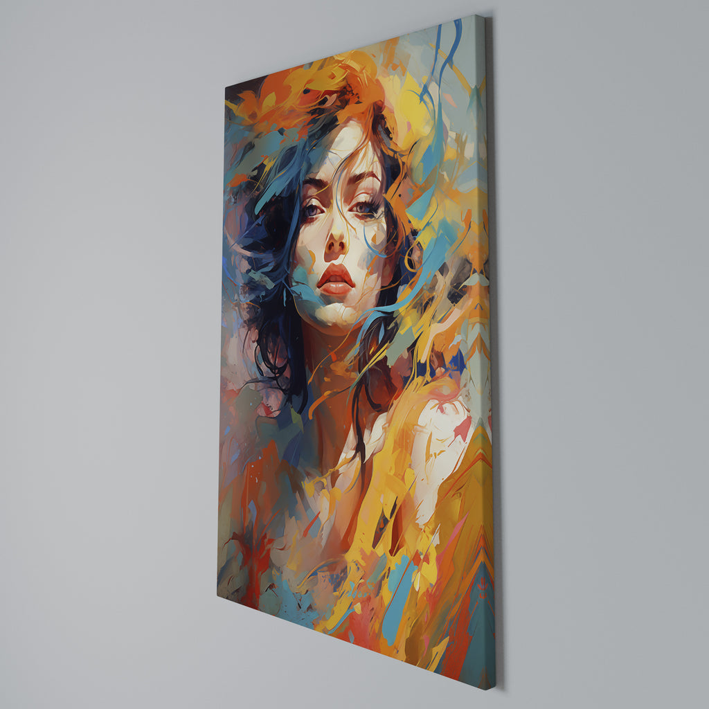 CHROMA CHARM Vertical Canvas Print