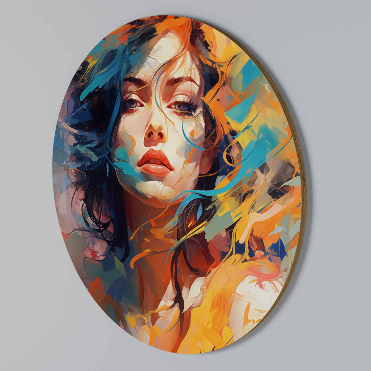 CHROMA CHARM Round Wall Art