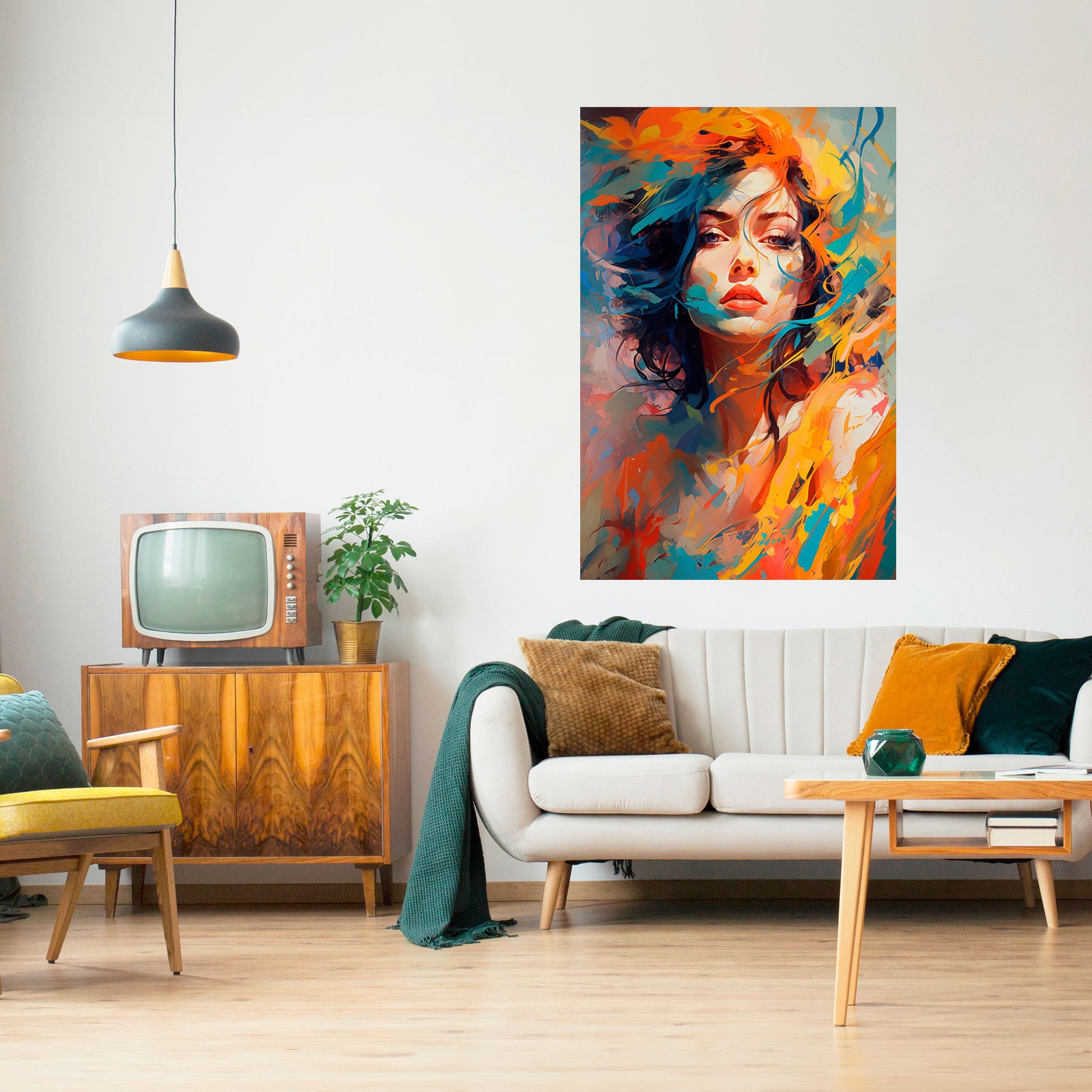 Affiche verticale autocollante CHROMA CHARM