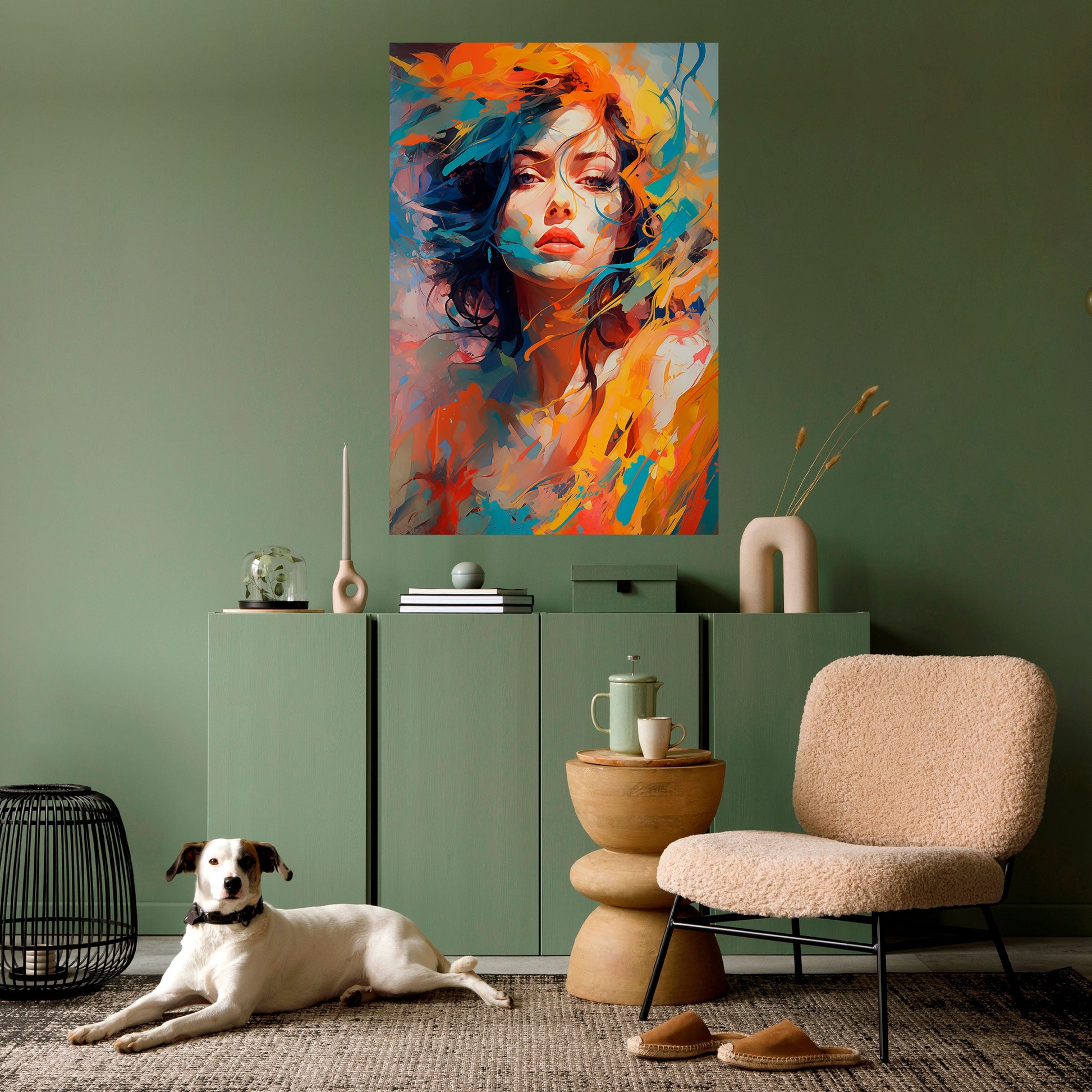 Affiche verticale autocollante CHROMA CHARM