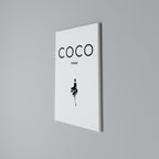 COCO CHANEL - TIMELESS ELEGANCE Vertical Canvas Print