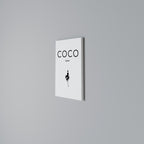 COCO CHANEL - TIMELESS ELEGANCE Vertical Canvas Print