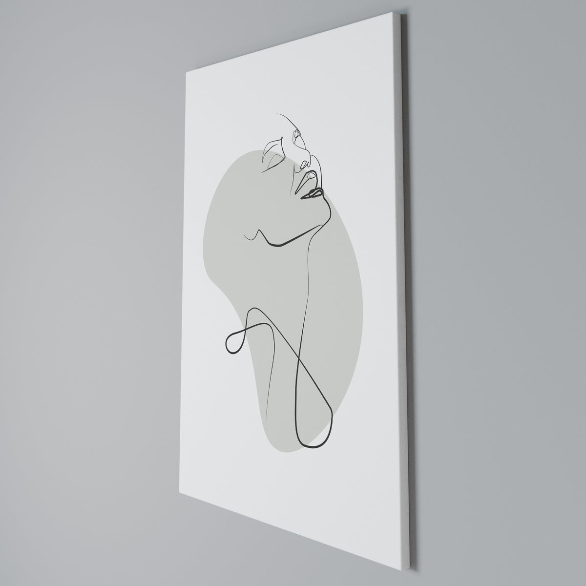 SUBTLE SIMPLICITY Vertical Canvas Print