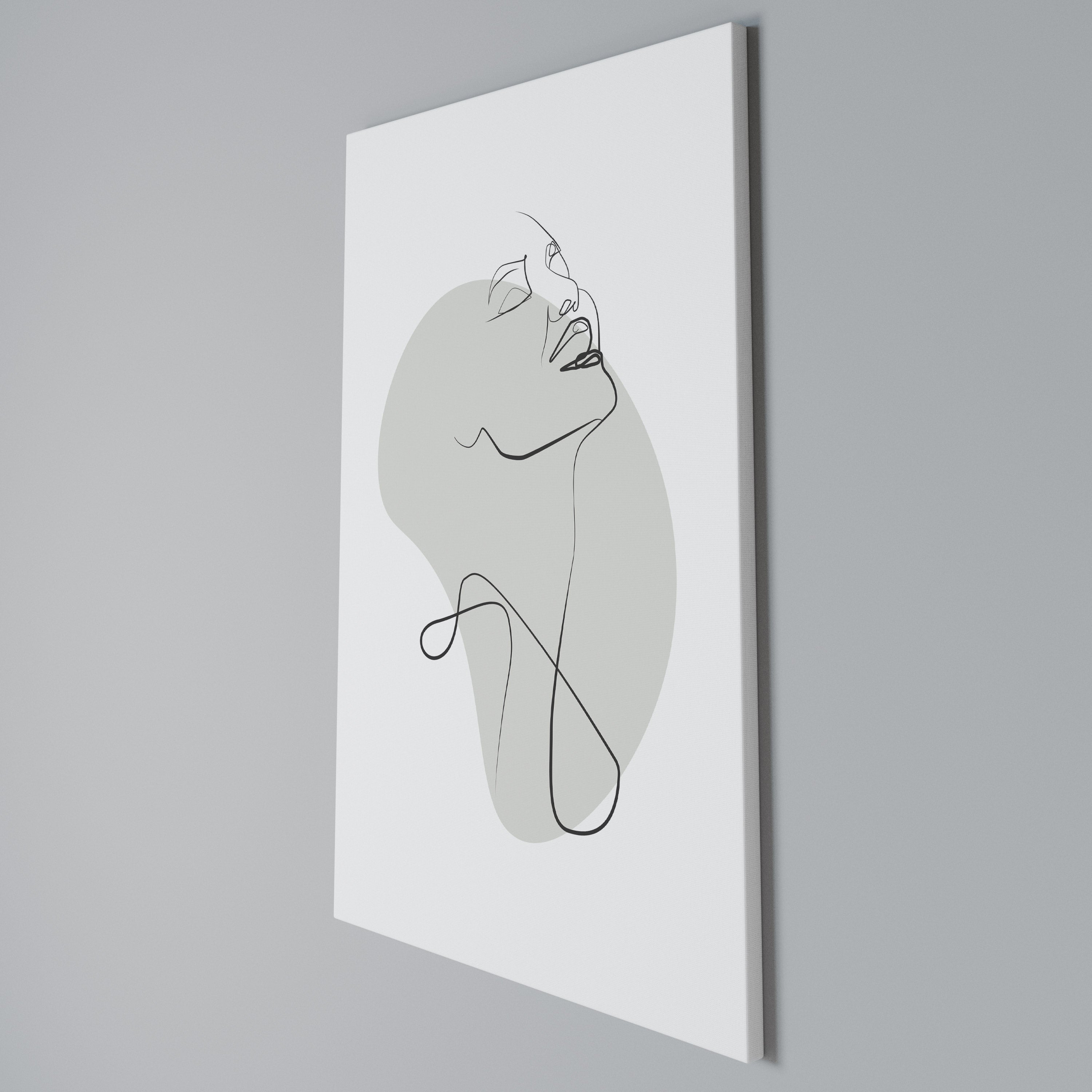 SUBTLE SIMPLICITY Vertical Canvas Print