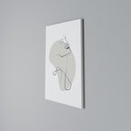 SUBTLE SIMPLICITY Vertical Canvas Print