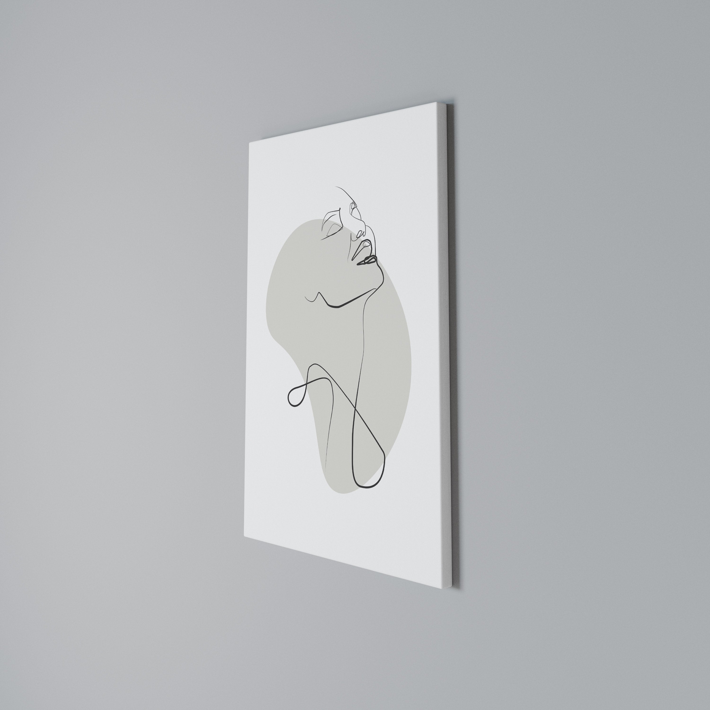 SUBTLE SIMPLICITY Vertical Canvas Print