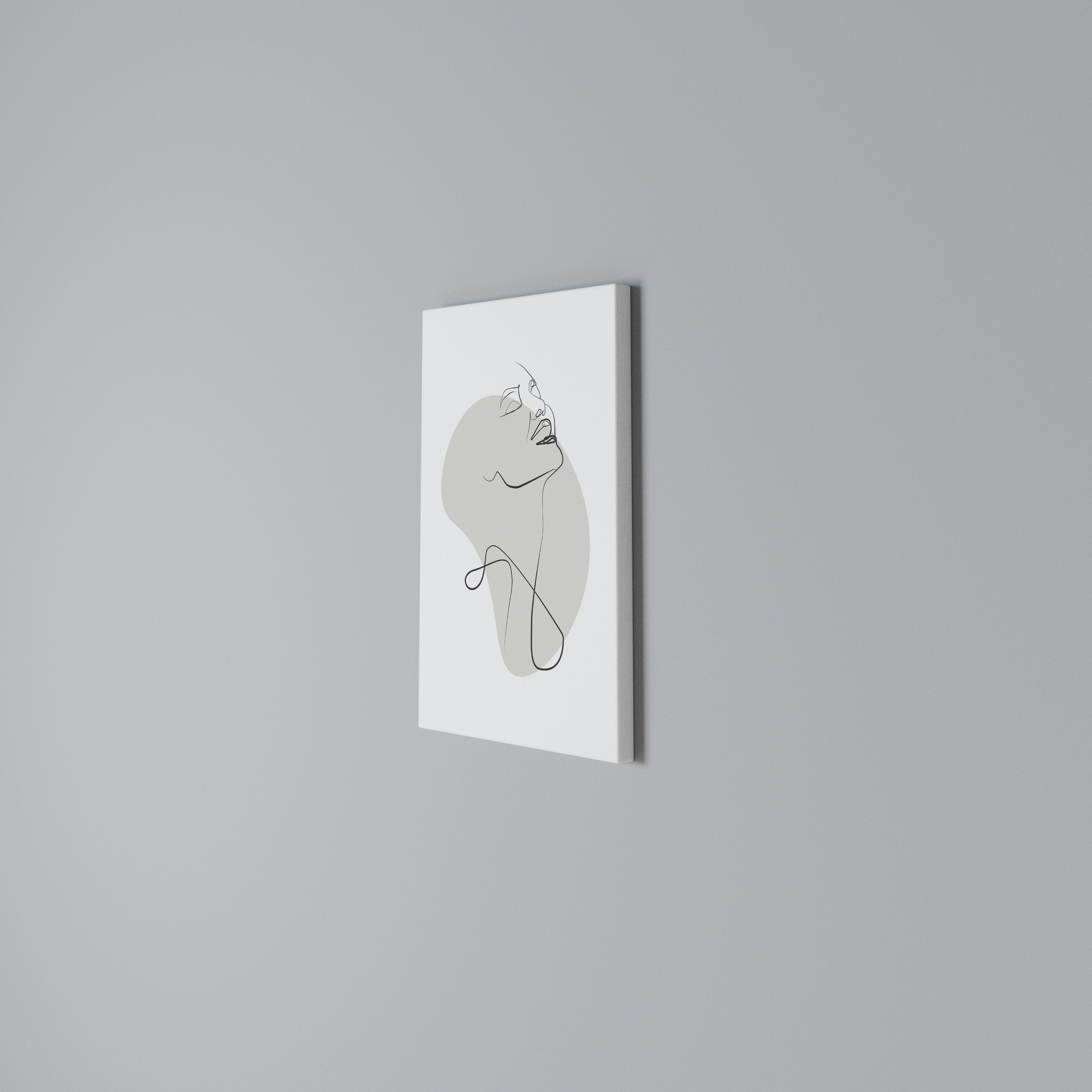 SUBTLE SIMPLICITY Vertical Canvas Print