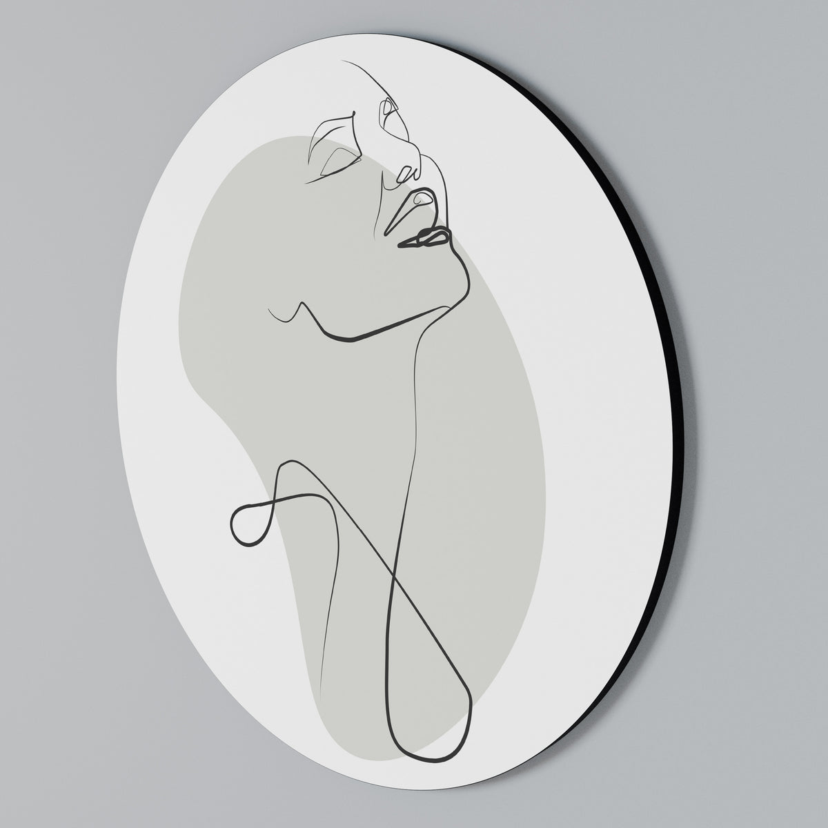 SUBTLE SIMPLICITY Round Wall Art