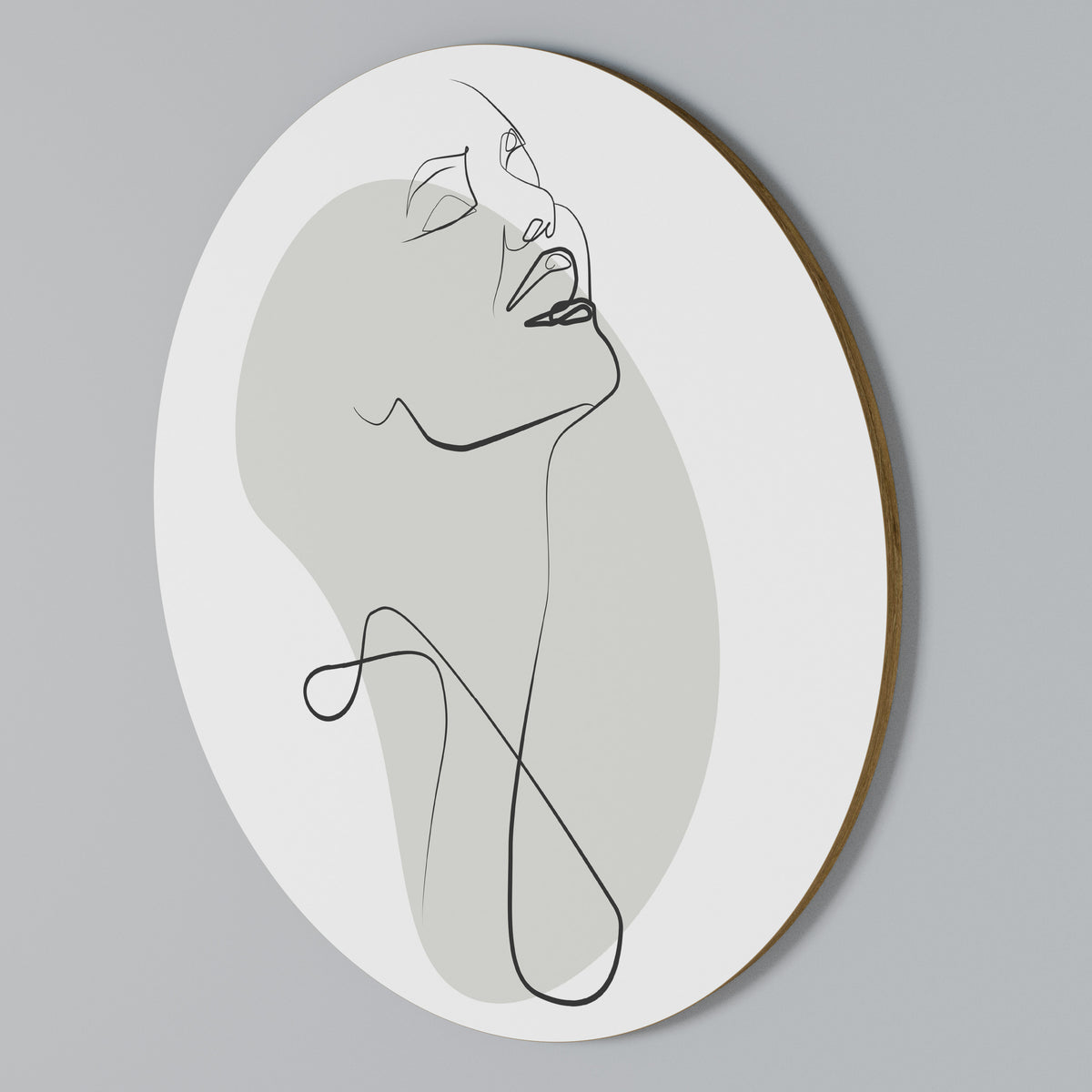 SUBTLE SIMPLICITY Round Wall Art