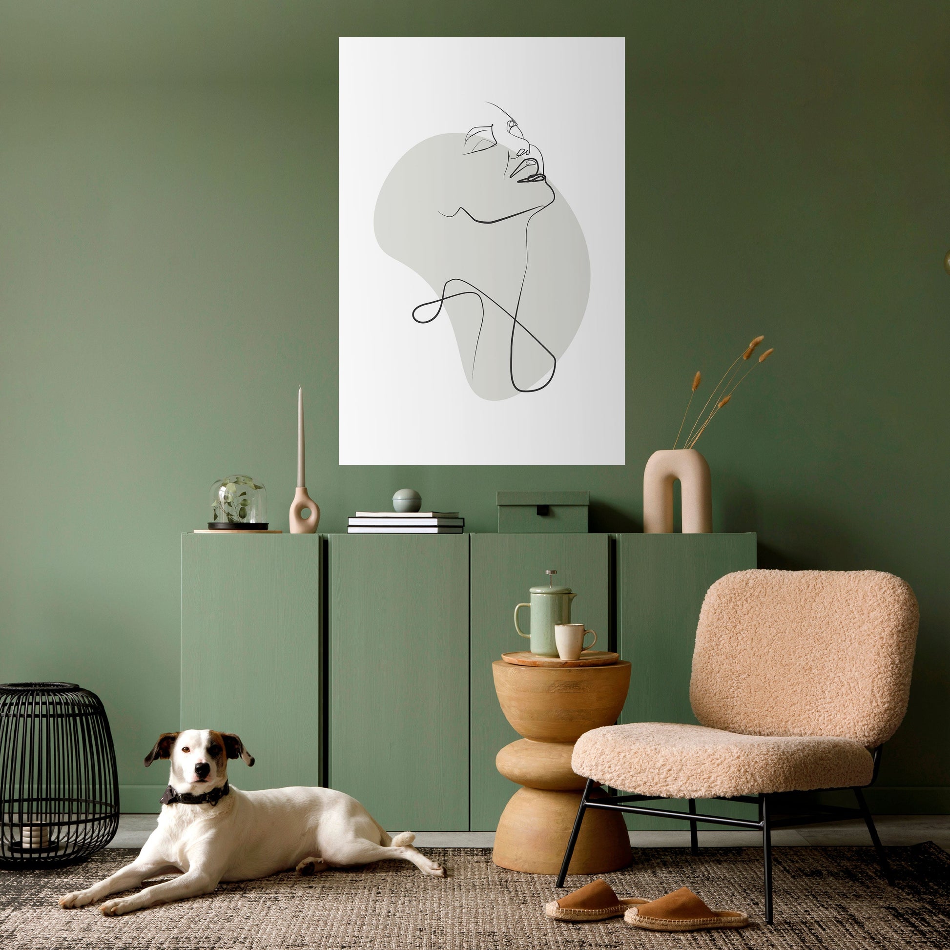 SUBTLE SIMPLICITY Peel and Stick Vertical Poster
