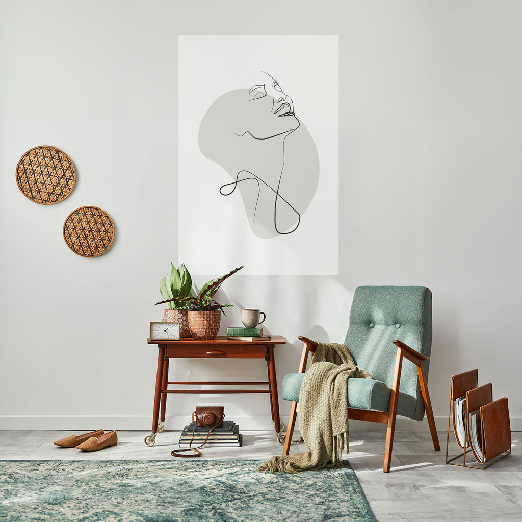 SUBTLE SIMPLICITY Peel and Stick Vertical Poster