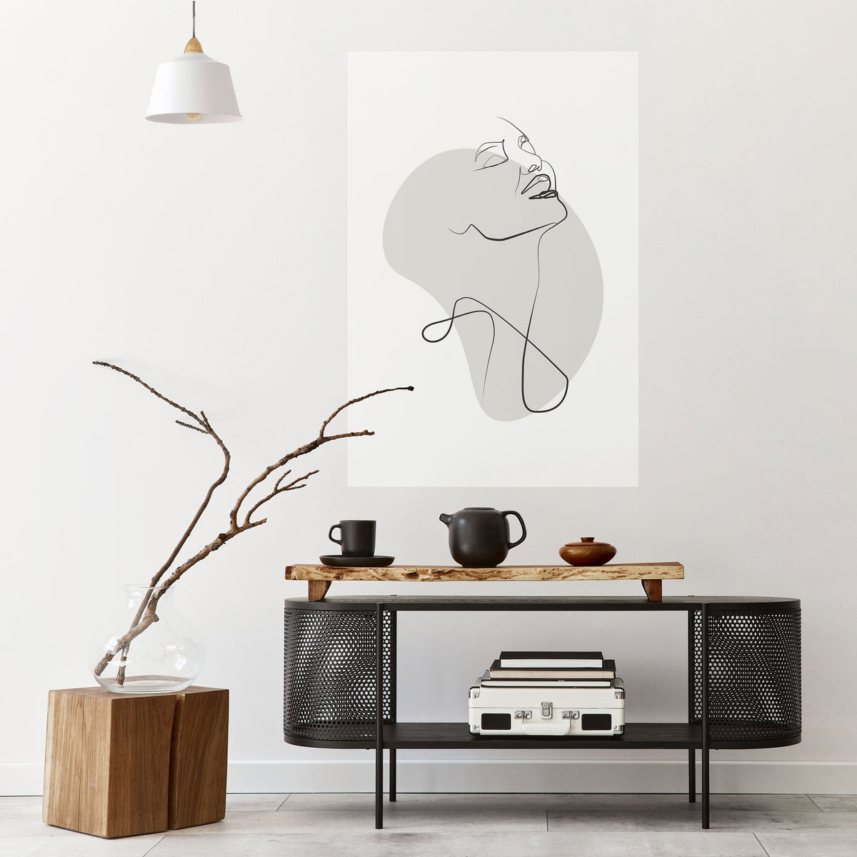Affiche verticale autocollante SUBTILE SIMPLICITY