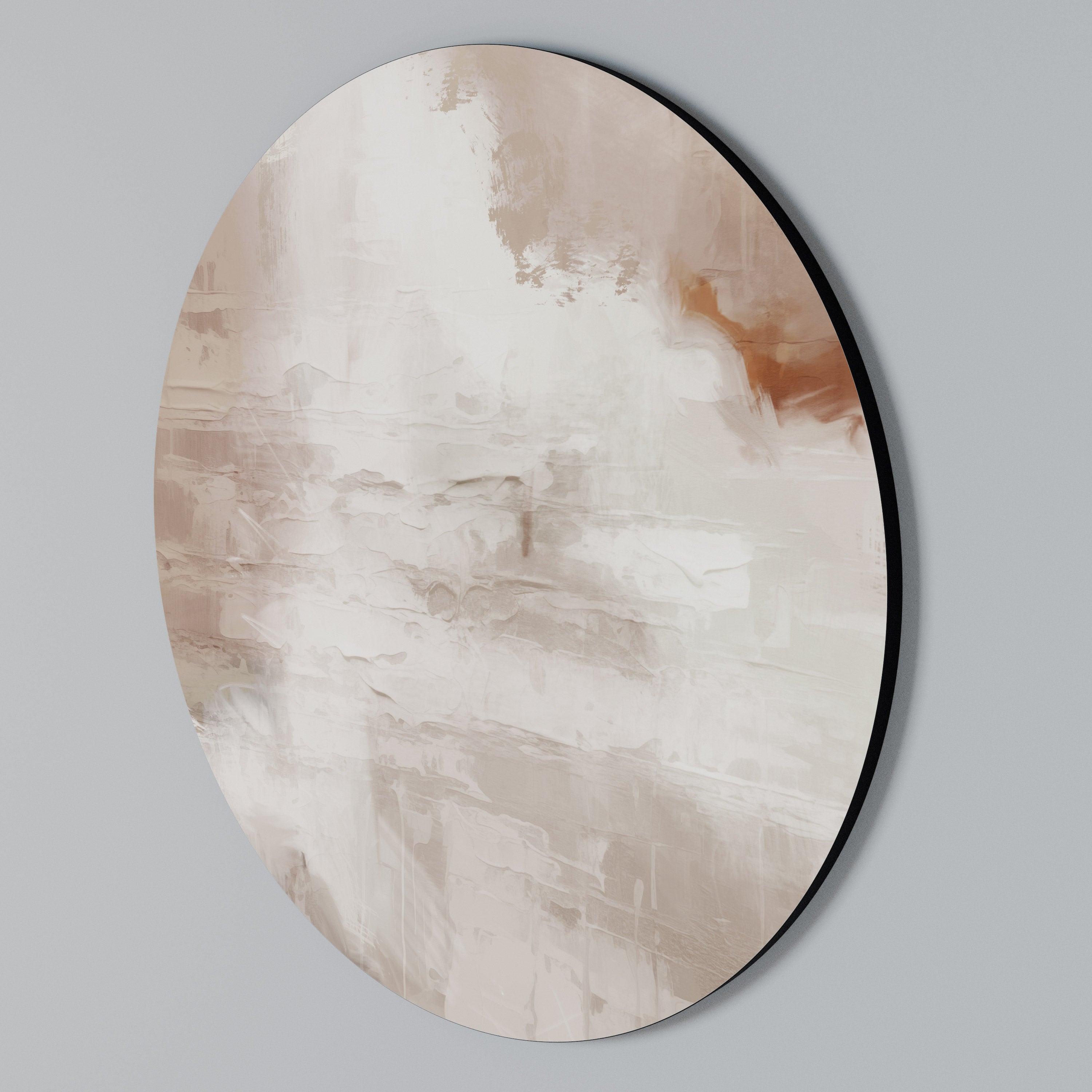 BLUSH SERENITY Round Wall Art