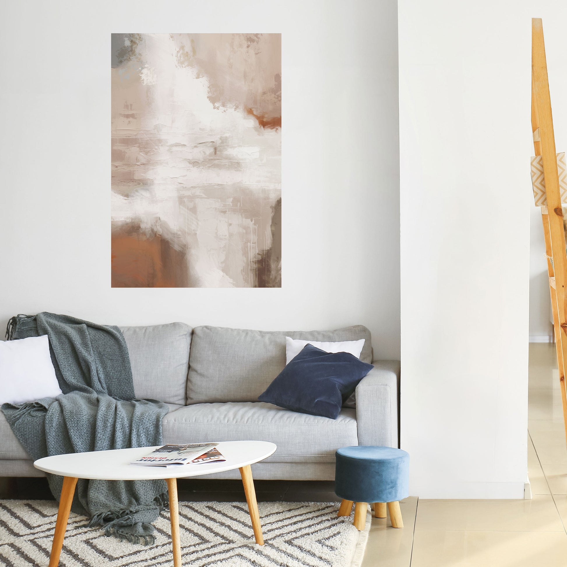 Affiche verticale autocollante BLUSH SERENITY
