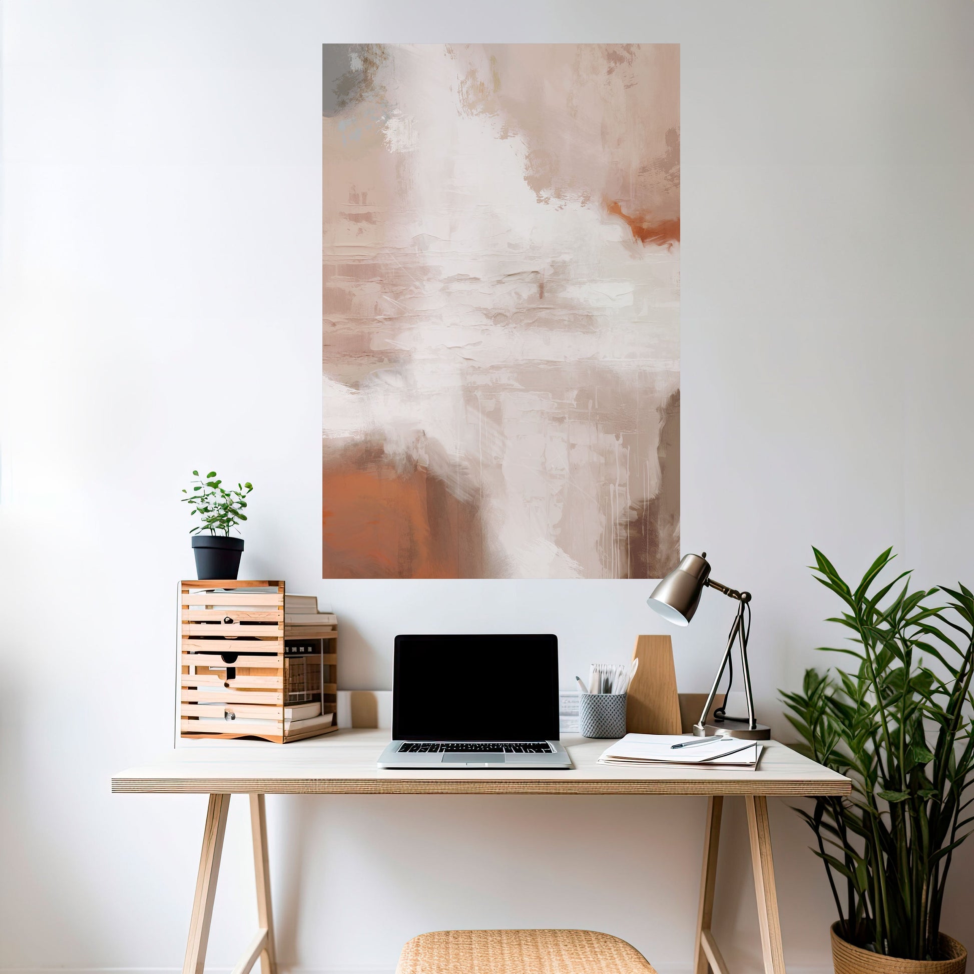 Affiche verticale autocollante BLUSH SERENITY