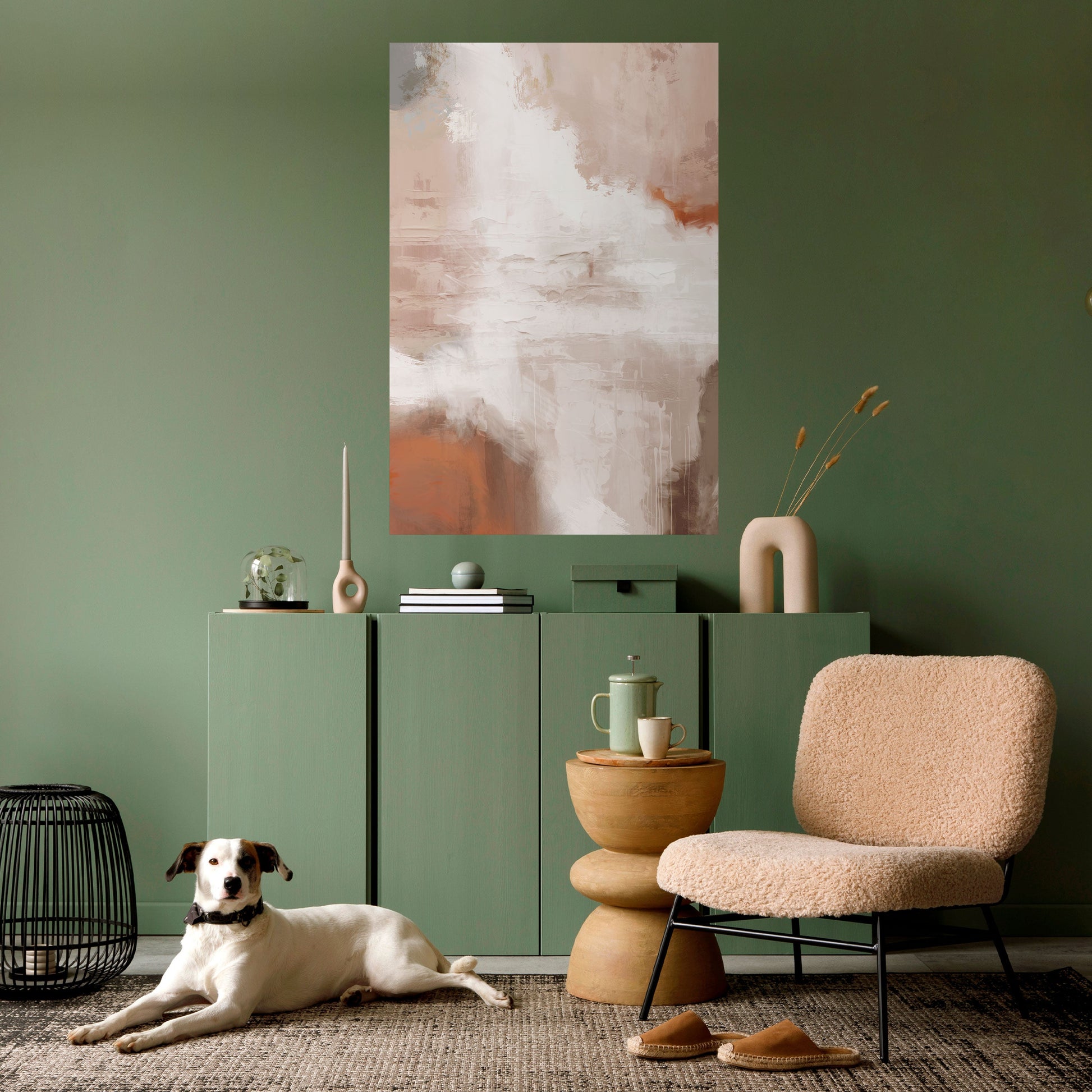 Affiche verticale autocollante BLUSH SERENITY