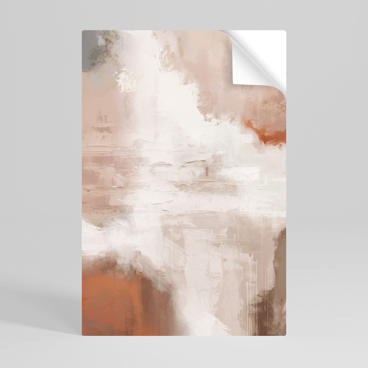 BLUSH SERENITY Peel and Stick Vertical Poster