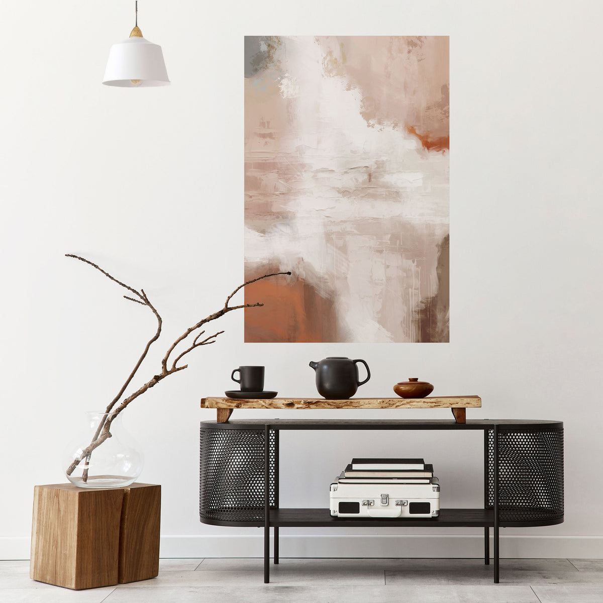 Affiche verticale autocollante BLUSH SERENITY