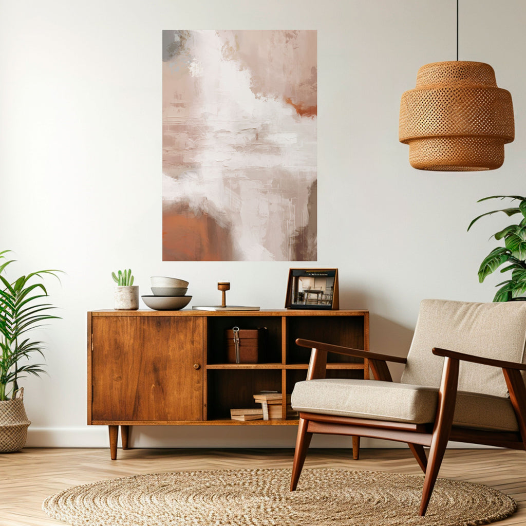 Affiche verticale autocollante BLUSH SERENITY